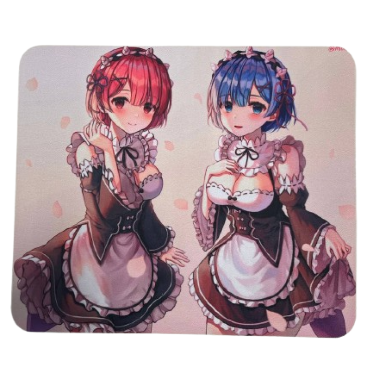Килимок для мишок Re:Zero - Рам та Рем - Основні контакти  