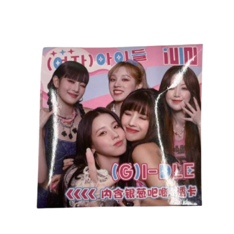 Коллекционные сюрприз значки 75мм (G)I-DLE - Основные контакты 01 