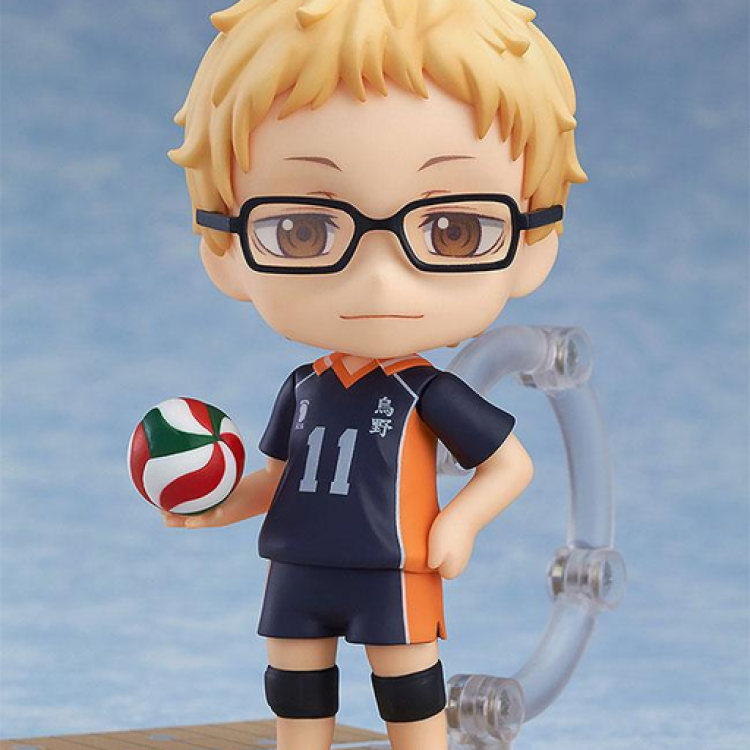 Сборная фигурка Нендороида 616 Nendoroid Волейбол!!! / Haikyuu!!! - Кеи Цукисима - Основные контакты 02