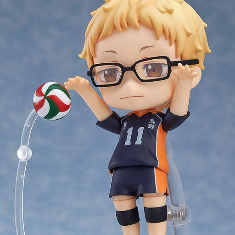 Сборная фигурка Нендороида 616 Nendoroid Волейбол!!! / Haikyuu!!! - Кеи Цукисима - Основные контакты 05
