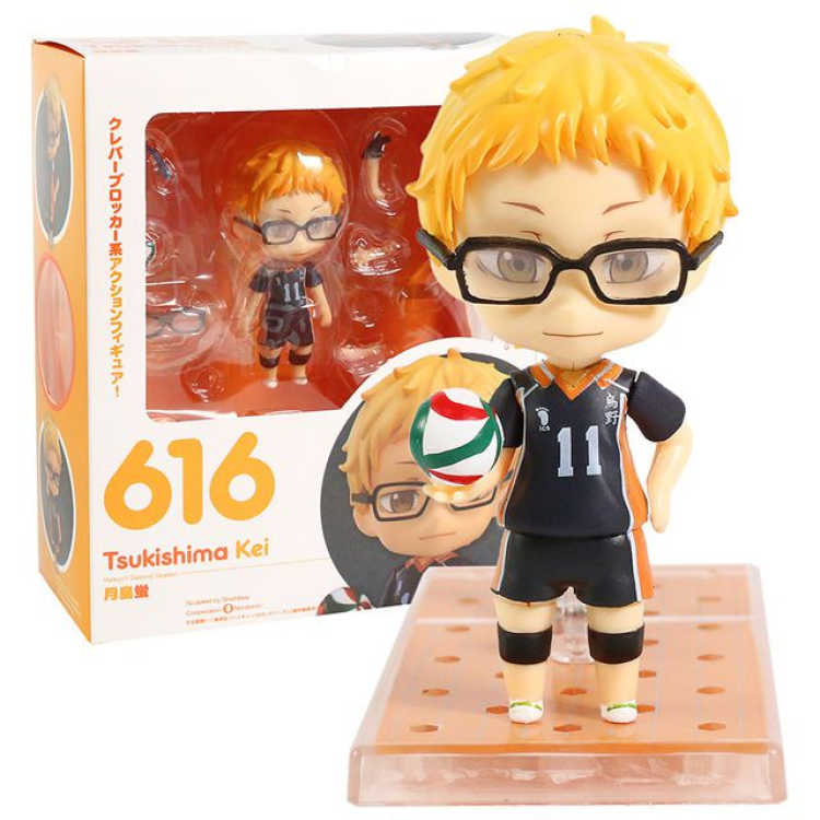 Сборная фигурка Нендороида 616 Nendoroid Волейбол!!! / Haikyuu!!! - Кеи Цукисима - Основные контакты 07