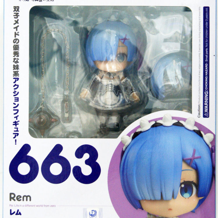 Збірна рухома Фігурка Нендороїд 663 Re:Zero - Рем - Основні контакти 06