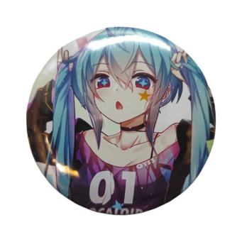 Значок Vocaloid -  Хацунэ Мику - Основные контакты 