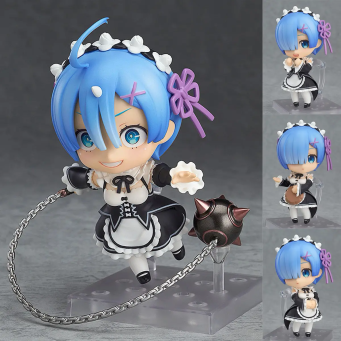 Сборная фигурка Нендороид 663 Re:Zero - Рэм - Основные контакты 